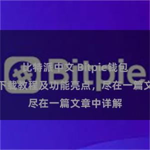 比特派中文 Bitpie钱包最新版本下载教程及功能亮点，尽在一篇文章中详解