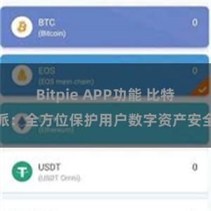 Bitpie APP功能 比特派：全方位保护用户数字资产安全